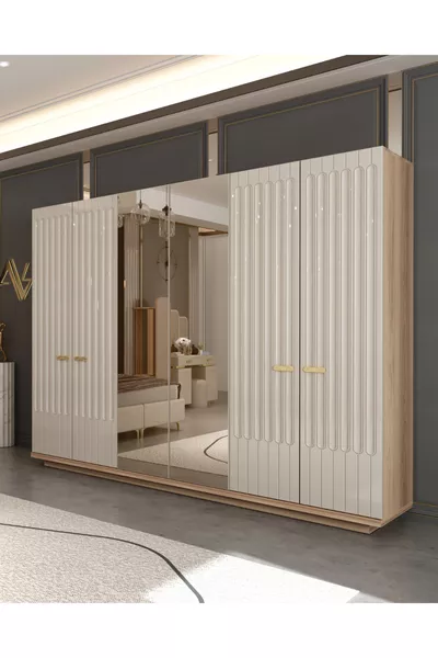 Спален комплект Armony (Гардероб + Скрин + Нощно шкафче + Легло)