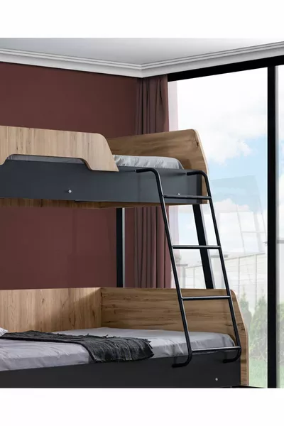 Etagenbett, Alba Breites Etagenbett, cm - cm