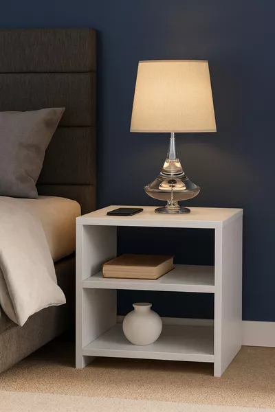 خزانة جانبية وطاولة جانبية - غرفة نوم عصرية