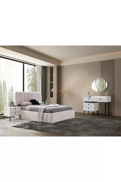 غرفة نوم تورونتو مجموعة سرير 100% إم دي إف | توصيل وتركيب مجاني