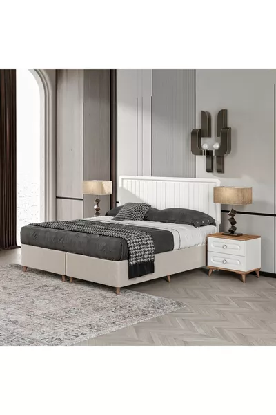 Free Assembly Bohem Complete MDF Bedroom Set