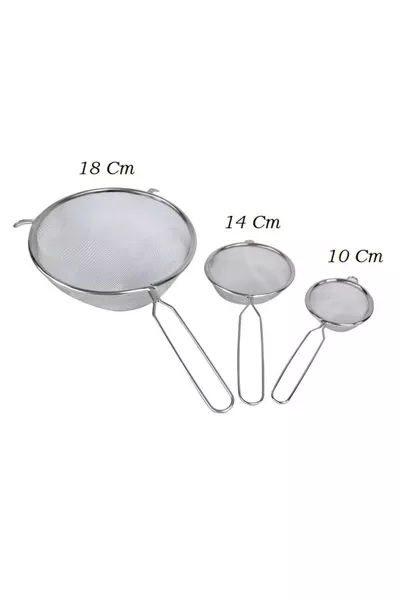 Набор из 3-х сит из нержавеющей стали 