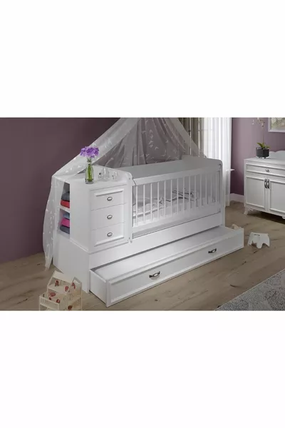 ليزا المهد الأبيض القابل للتكبير