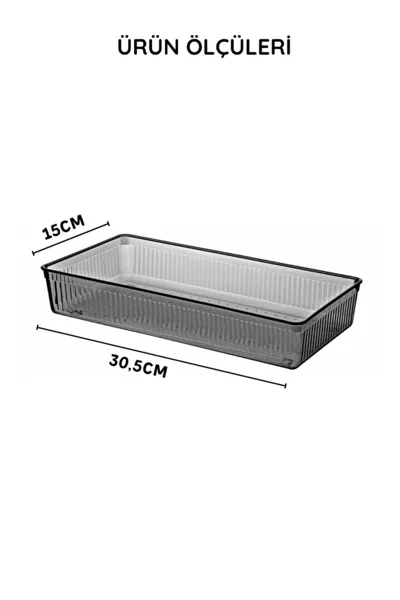 3-Piece Drawer Organizer for Spoons and Knives