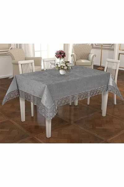 French Lace Luxury Velvet Tablecloth