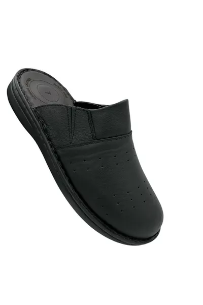 Sabot médical orthopédique en cuir véritable