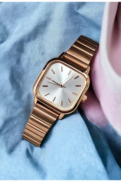 Rose Goud Vintage Klassiek Model Dameshorloge van Metaal