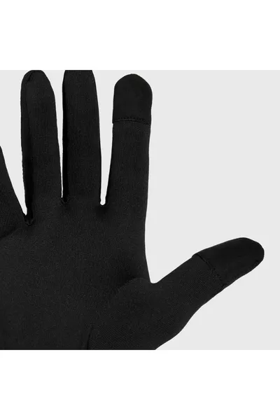 Gants de course tactiles Kiprun pour adultes - Noir - Kiprun Warm  