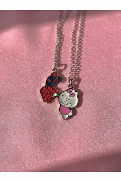 Spiderman Hello Kitty Partnerkette
