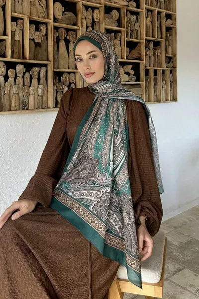 Retro Pattern Cotton Shawl