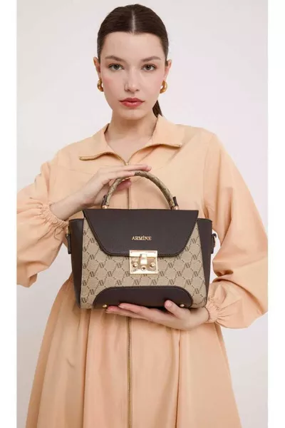 Women's Handbag with -Point Shoulder Strap