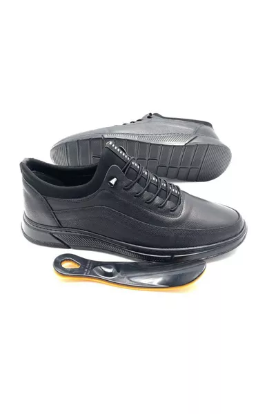 Baykara Large Size Genuine Leather Fully Orthopedic Men's Shoes