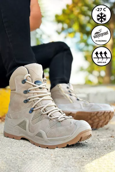 حذاء صحراء كومبات GTX مقاوم للماء بسحاب