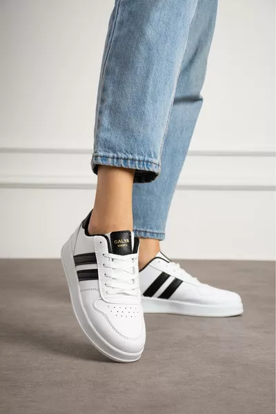 حذاء رياضي يومي للجنسين بشريطين