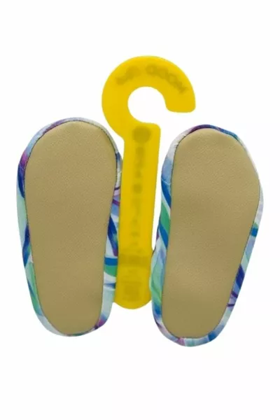 Green Shades Patterned Non-Slip Sea and Pool Booties