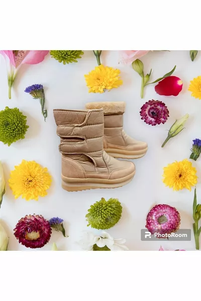 Unisex Winter lange Pelz Schneestiefel