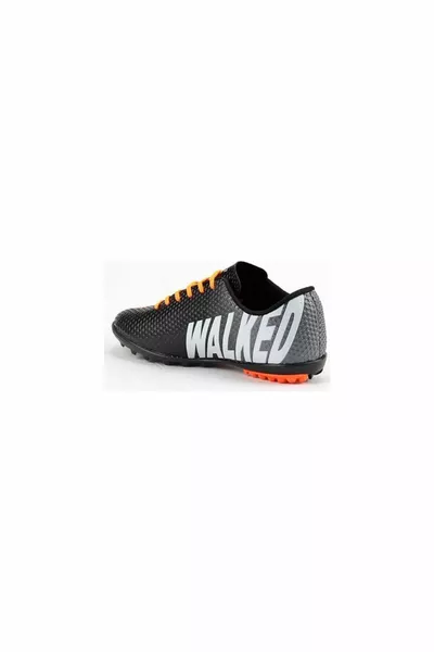 Scarpe da calcio Astroturf da uomo  nero arancione