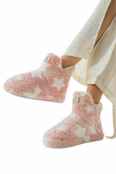 Femme Panduf Domicile Chaussures Domicile Bottes Épaisse Semelle Légère POUDRE