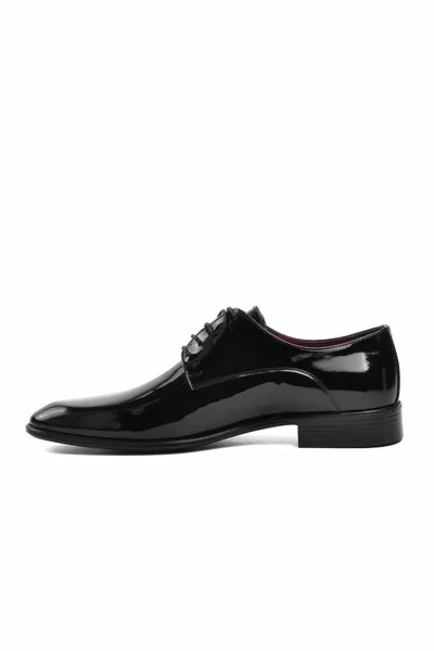  Black Patent Leather Genuine Leather Men's Classic Shoes