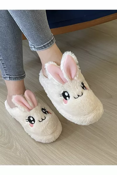 Femme & Enfant Lapin Panduf Pantoufles de maison