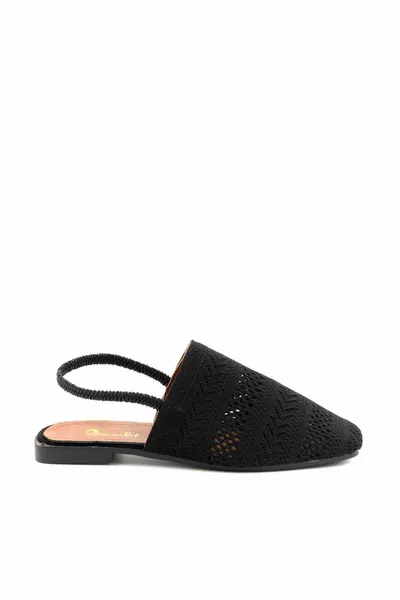 صنادل نسائية سوداء 