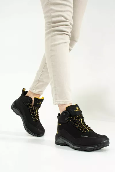Bond Waterproof Black Yellow Men's Boots