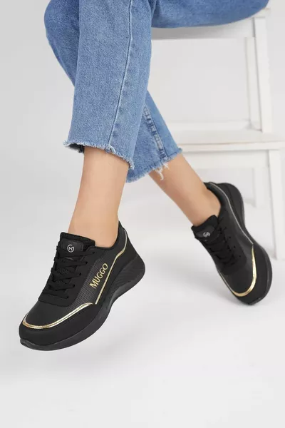 Happy Guaranteed Women's Orthopedic Casual Lace-Up Stylish Casual Sneaker Sneakers