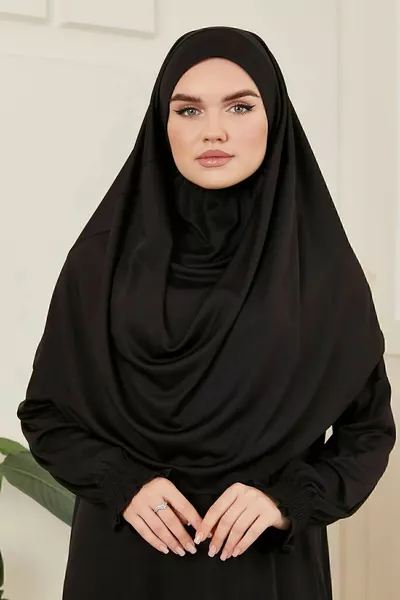 Vrouwen Mouw Gedetailleerde Zelf Hoofddoek Eendelig Gebedsjurk