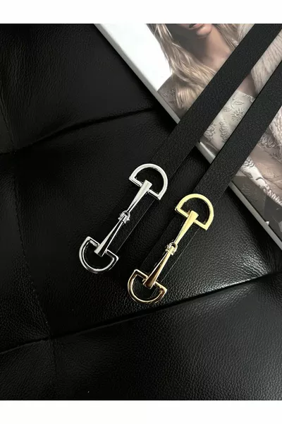 2 stuks Opportunity Product Dunne Dames Riem Met Lange Gesp, Jasriem, Overhemd Riem, Jurk Riem