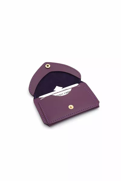 المرأة حامل بطاقة القلب محفظة الأرجواني بطاقة مقصورة التبعي