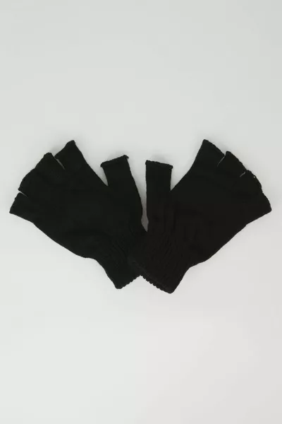 Strickhandschuhe für Herren mit abgeschnittenem Ende