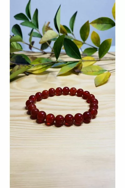 سوار حجر العقيق الأحمر الأصلي