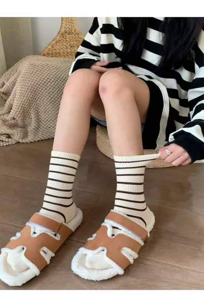 كلاسيك موديل الجوارب المقبس 5 قطع