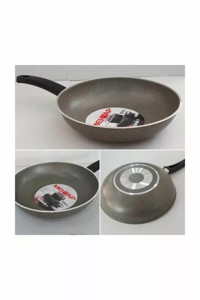 Granite Wok  cm (large size grey) Fireproof-non-stick surface