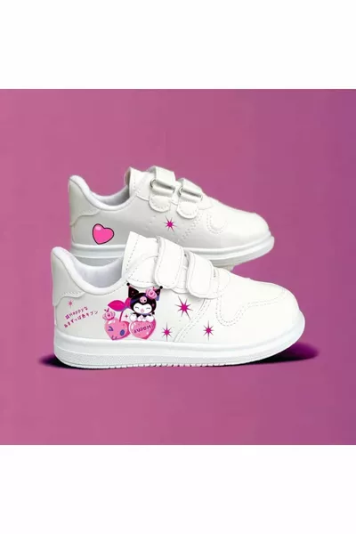 الوردي Kuromini المطبوعة الحلوة المطبوعة أحذية رياضية بنات أحذية رياضية