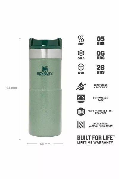 Tasse thermos unisexe The Neverleak™ Tasse de voyage .l / oz H.green