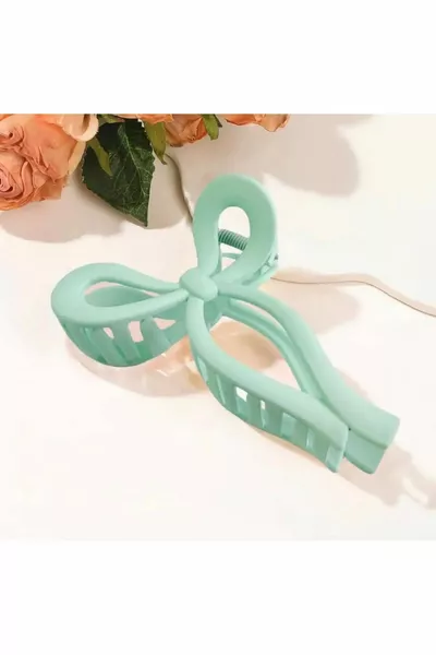 Ensemble de 6 fermoirs à nœud pour femmes aux tons pastel