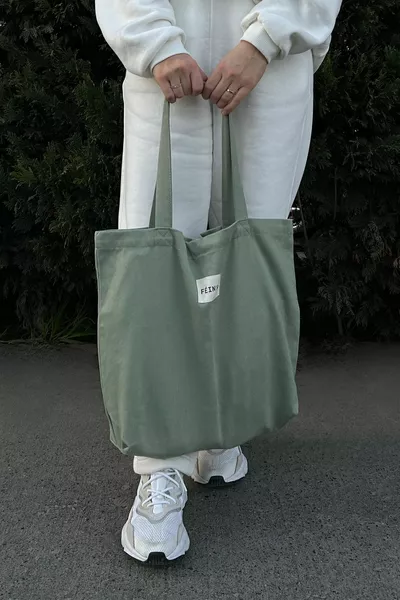 حقيبة حمل جبردين - أخضر مائي غير لامع (MAGNET FENCE - ٪ قطن جبردين)