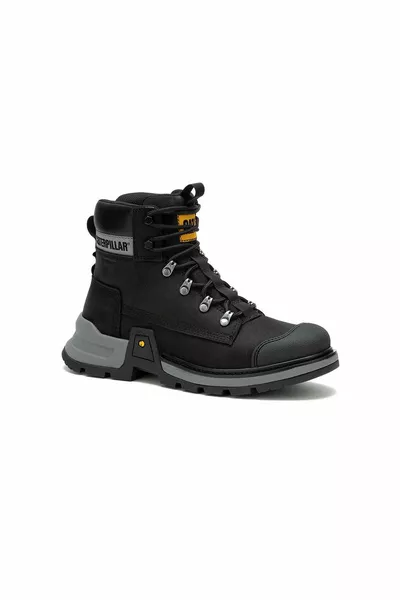 CAT Colorado Expedition WP Waterproof Black Leather Men's Boots