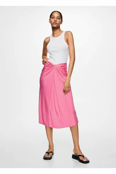 Pembe Kadın Etek  