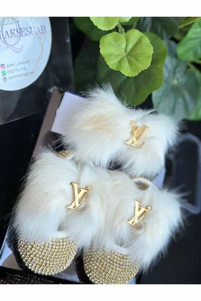 Luxury Brand Fashion Brooch Crystal Stone Feathered Baby Girl Design Shoes Booties Headband