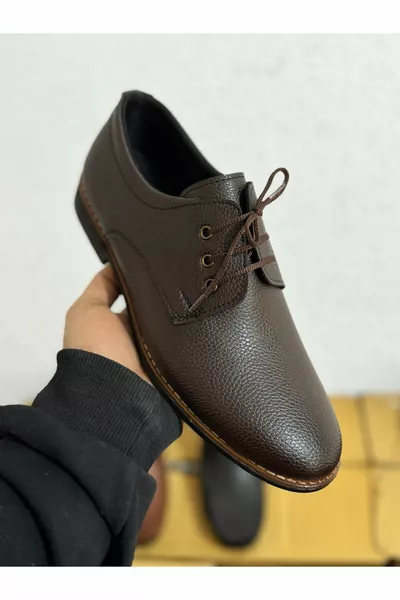 Мужские классические повседневные ортопедические стельки на шнуровке