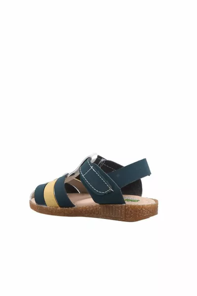  Marineblau Gelb Kinder Sandalen