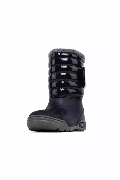 Unisexe Enfants Bleu Marine Bottes de pluie TOPO SKI CHAROL