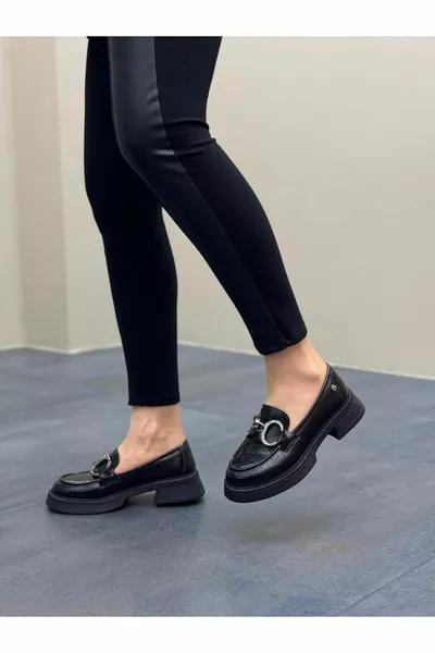 Chaussures Diva Black Croco Masculine Femme