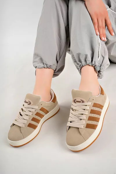 Спортивные кроссовки Бежевый коричневый