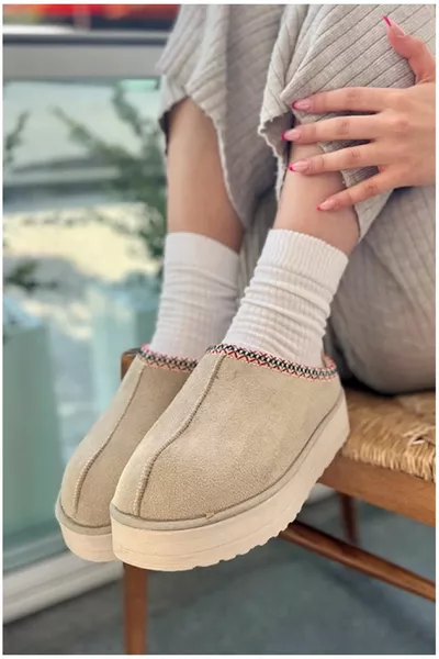 بيبوري شباشب فور سابو للسيدات - بيج