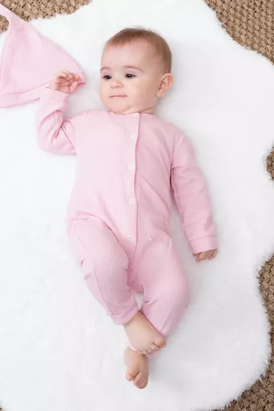 Stilvoller Hut Cord gekämmter Baby-Jumpsuit