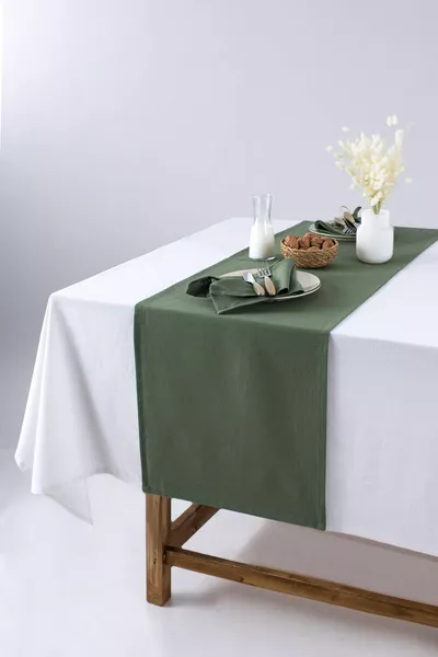 Premium | Linen Khaki Runner  X 