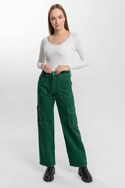 Jeans dritti Kontast a vita super alta da donna